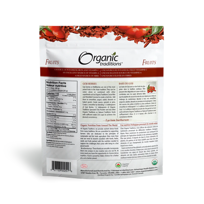 Organic Traditions - Organic Goji Berries 454g