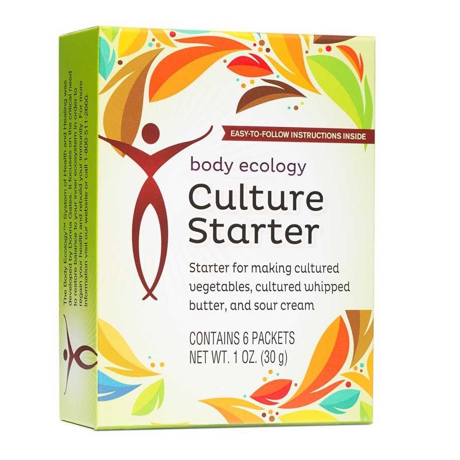 Body Ecology - Veggie Culture starter 6 Packets 30g