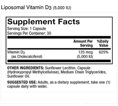 Dr Mercola - Liposomal Vitamin D 30 Caps