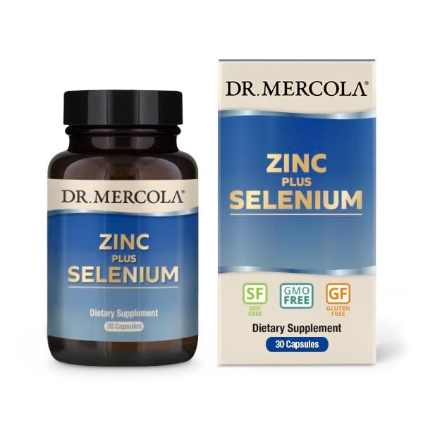 Dr Mercola - Zinc Plus Selenium 30 Caps
