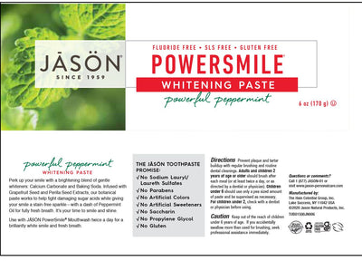 JASON - Powersmile Toothpaste Peppermint - 170g
