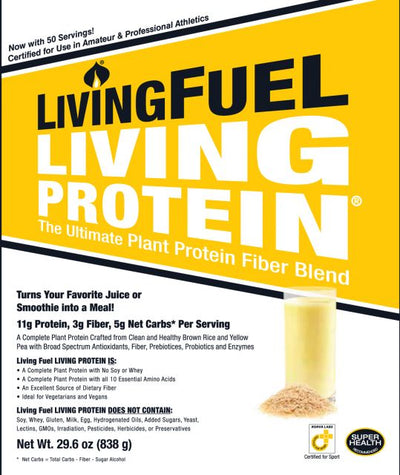 Living Fuel Living Protein Label