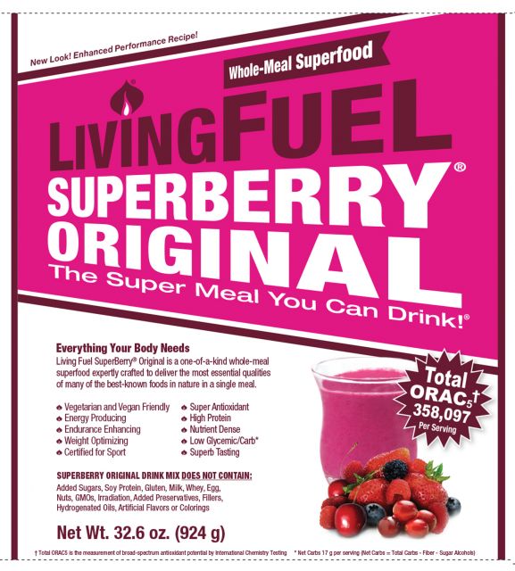 Living Fuel SuperBerry Original Label