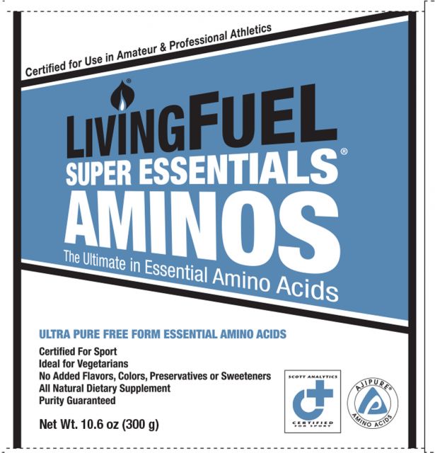 Living Fuel Super Essentials Aminos Label
