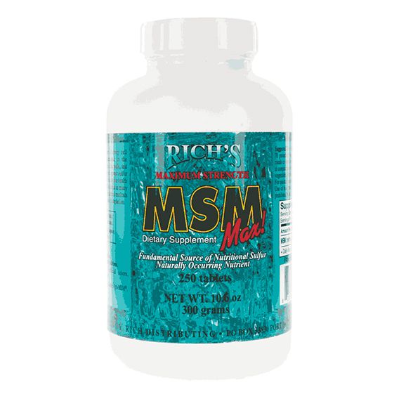 MSM Max 250 tabs