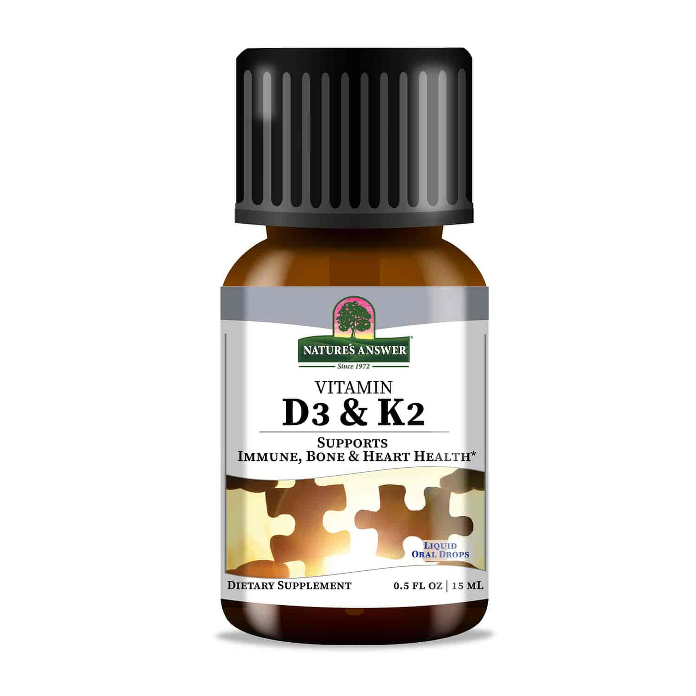 Nature's Answer - Vitamin D3 & K2 Drops 15ml