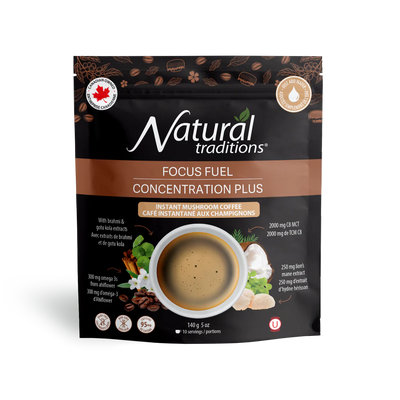 Organic Traditions - Organic Focus Fuel Mushroom Coffee 140g