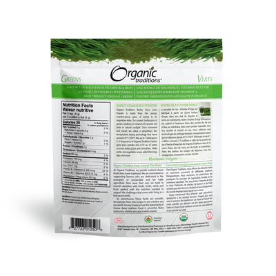 Organic Traditions - Barley Grass Juice Powder 150g