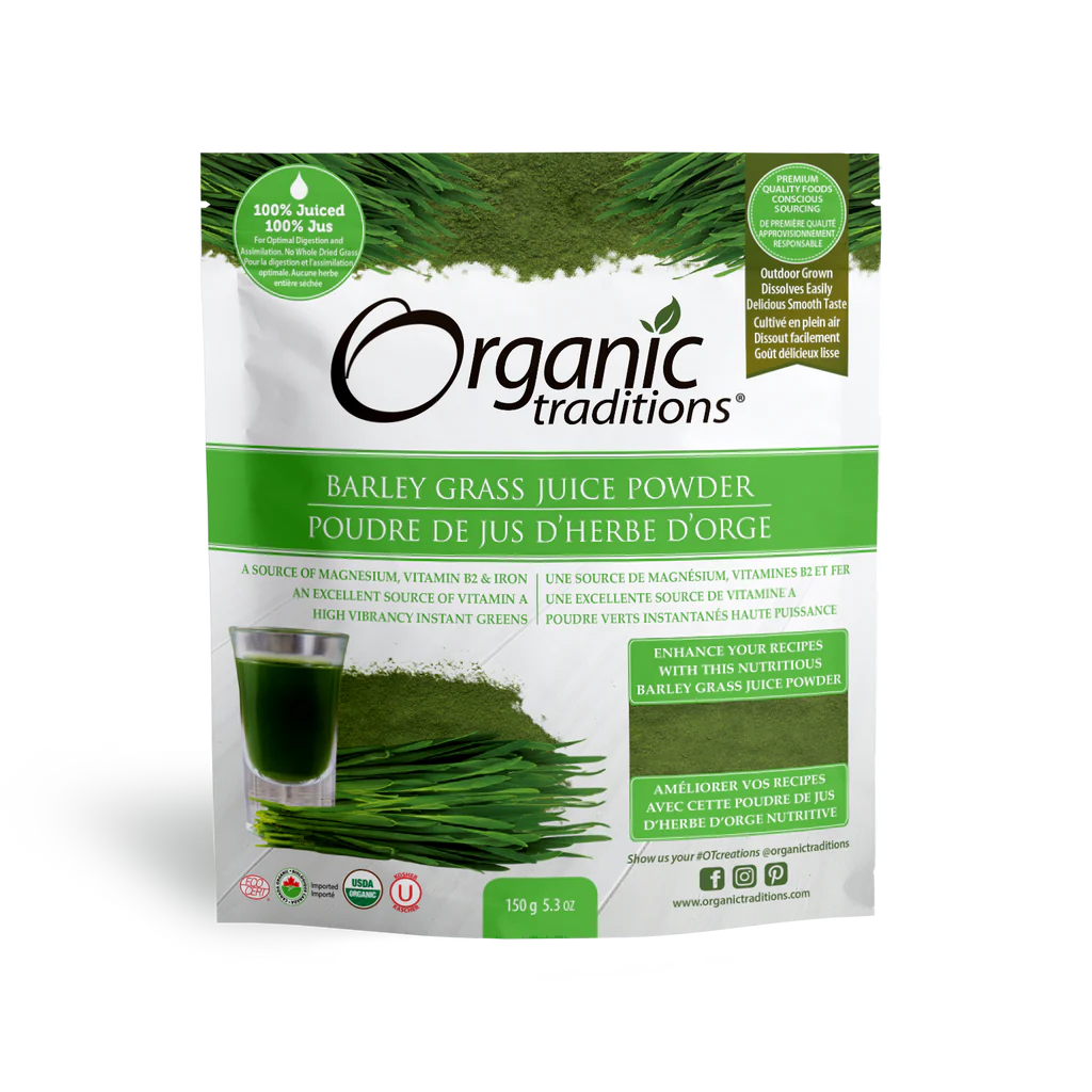 Organic Traditions - Barley Grass Juice Powder 150g