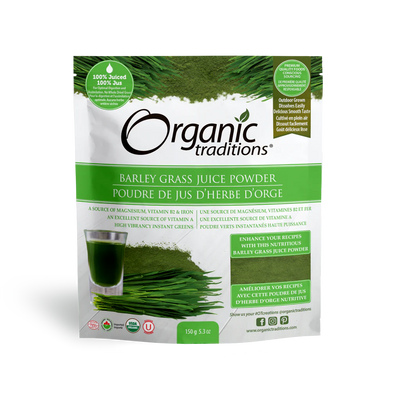 Organic Traditions - Barley Grass Juice Powder 150g