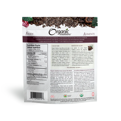 Organic Traditions - Organic Cocao Nibs 454g