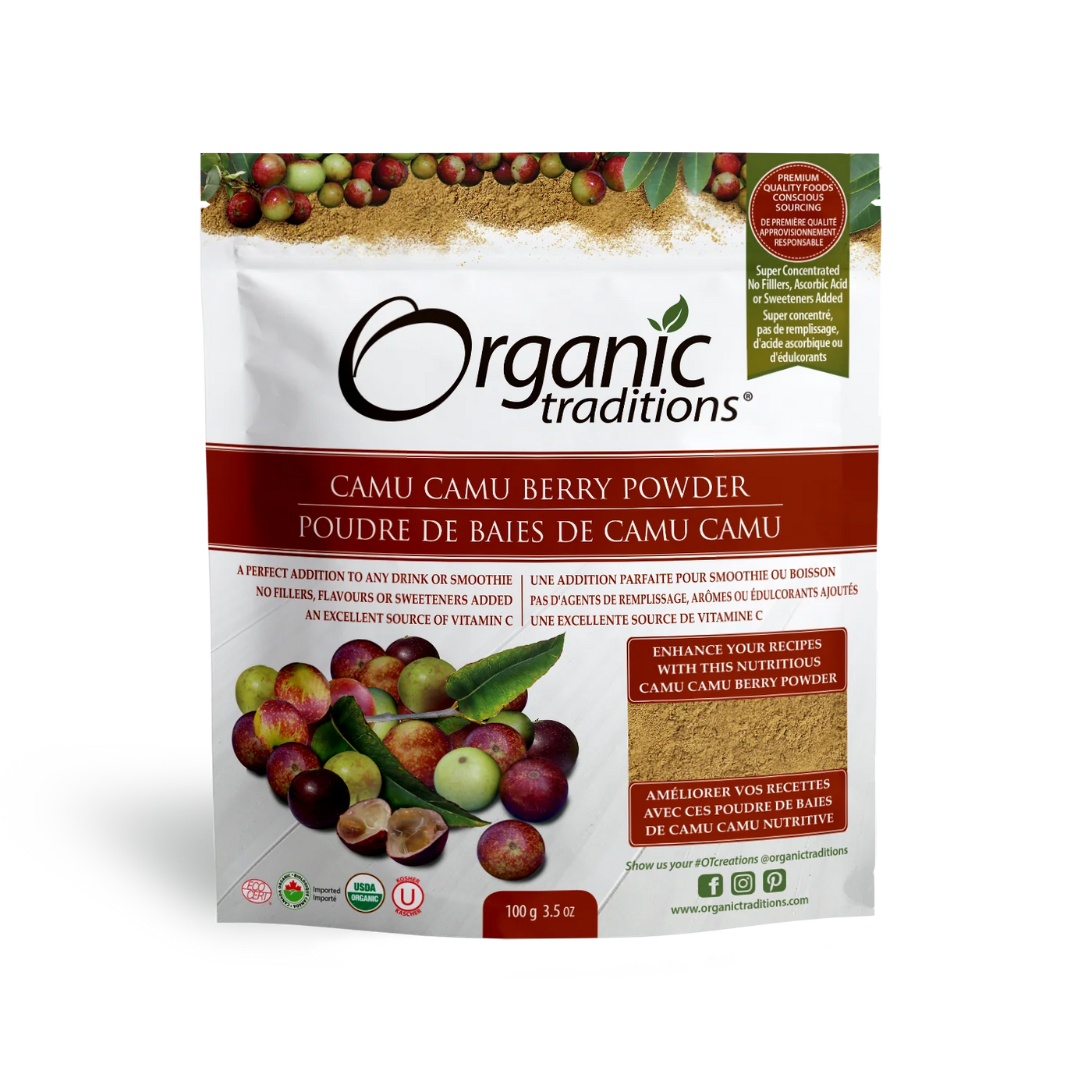 Organic Traditions - Organic Camu Camu Berry Powder 100g