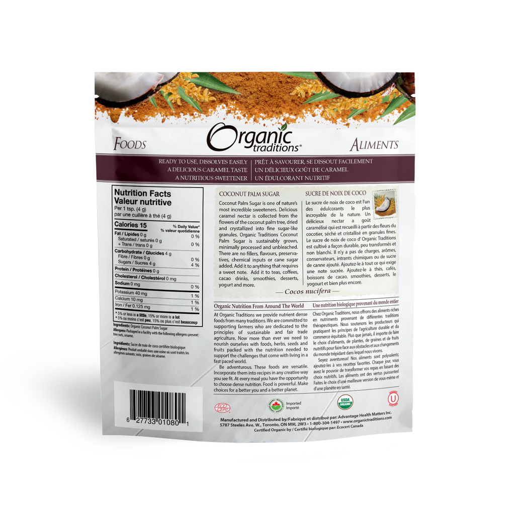 Organic Traditions - Coconut Palm Sugar 227g