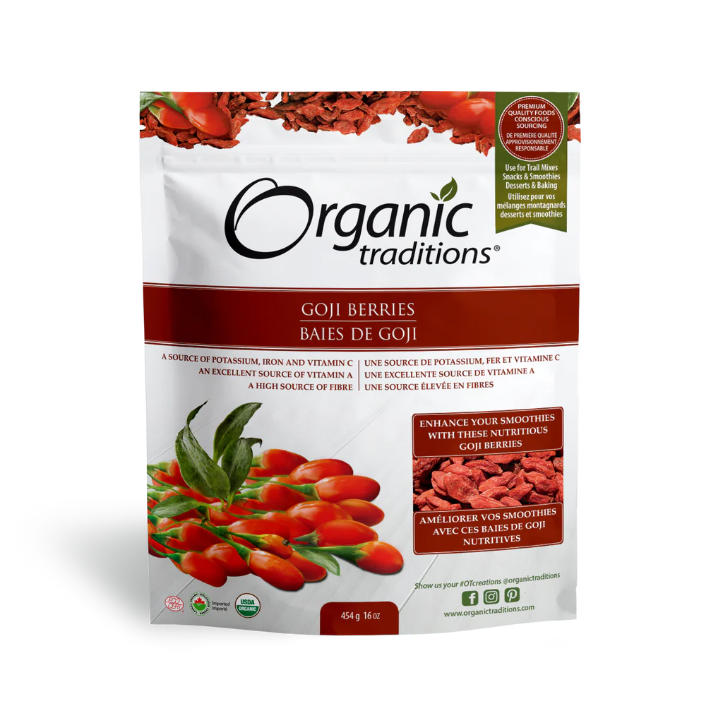 Organic Traditions - Organic Goji Berries 454g