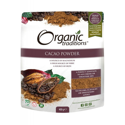 Organic Traditions - Organic Cocao Powder 400g