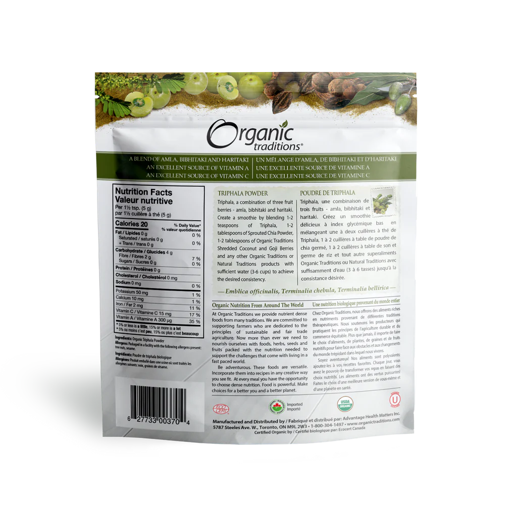 Organic Traditions - Triphala Powder 200g