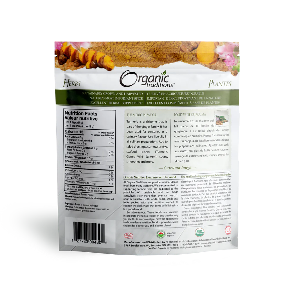 Organic Traditions - Organic Turmeric Powder 200g