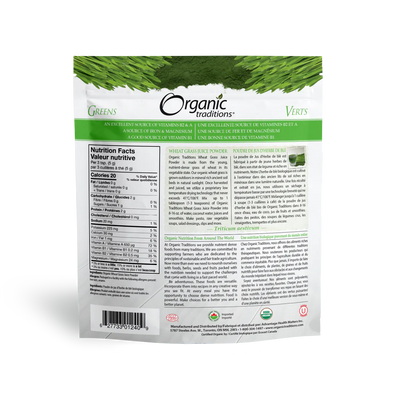 Organic Traditions - Wheatgrass Juice Powder 150g